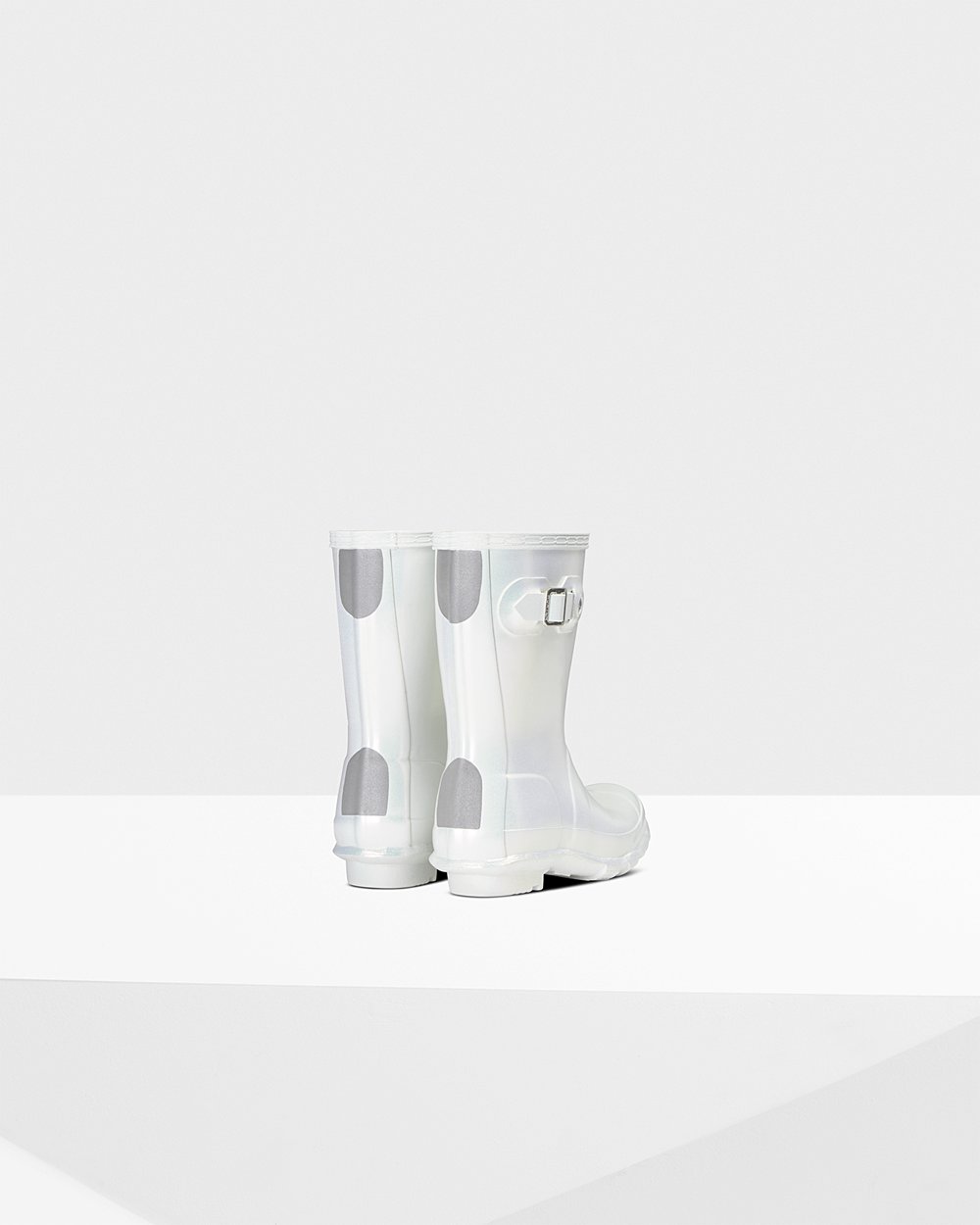 Hunter Original Little Nebula Rain Boots - Online Shop Kids Silver - TIKRML065